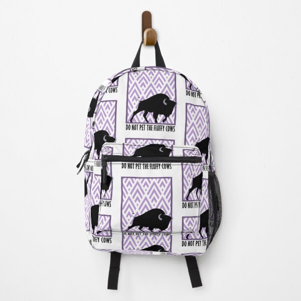 Item preview, Do not pet the fluffy cows - in purple designed and sold by Holy Coast Threads (Formerly ChristianFlower).