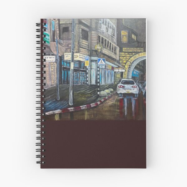 Item preview, Street of a rainy night city  designed and sold by Julia's Print Studio .