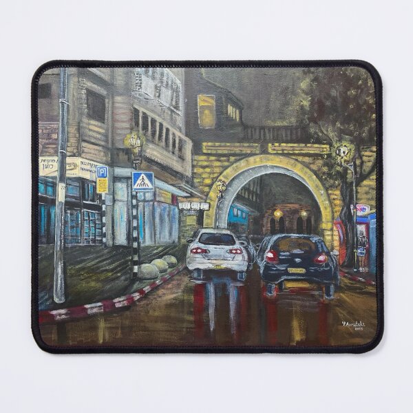 Item preview, Street of a rainy night city designed and sold by Julia's Print Studio .