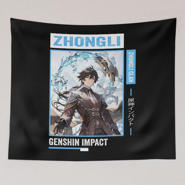 Item preview, Zhongli - Genshin Impact designed and sold by Anni-tett.