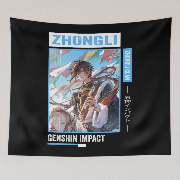Item preview, Zhongli - Genshin Impact designed and sold by Anni-tett.