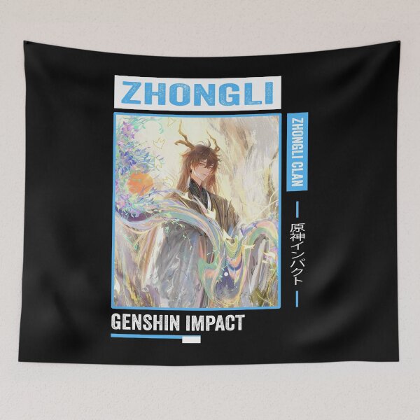 Item preview, Zhongli - Genshin Impact designed and sold by Anni-tett.