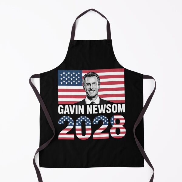 Item preview, Gavin Newsom 2028 For President 48 American Flag designed and sold by punbarkqua.