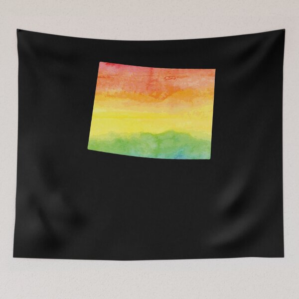 Artikelvorschau, Aquarell Shirt Wyoming Home Shirt entworfen und verkauft von shoppzee.