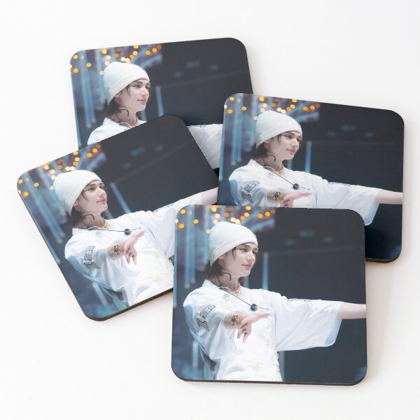 Item preview, Hyunjin boyfriend cute hug blue Stray Kids CEREMONY hyunpic magazine cover photocard karma dominATE ethereal SKZ kpop designed and sold by Kpop-Noona.