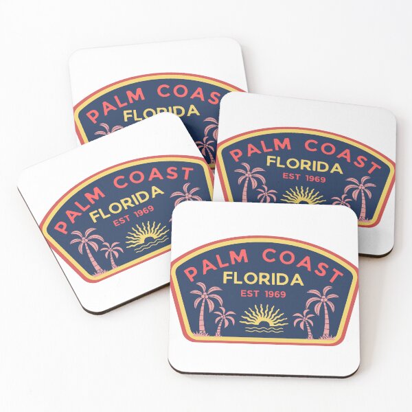 Item preview, Palm Coast Florida Emblem designed and sold by Salty Girl Coastal.