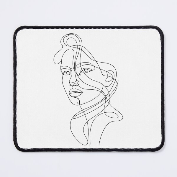 Item preview, Just A Line - Woman Face - Statuesque Woman designed and sold by altandesign.