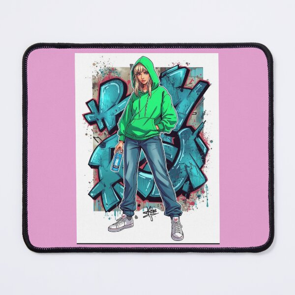 Item preview, Graffiti Artista in Green designed and sold by TEdge84.