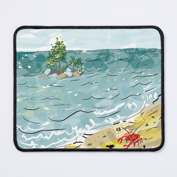 Item preview, Cangrejo en una playa tranquila designed and sold by Nigel-here.