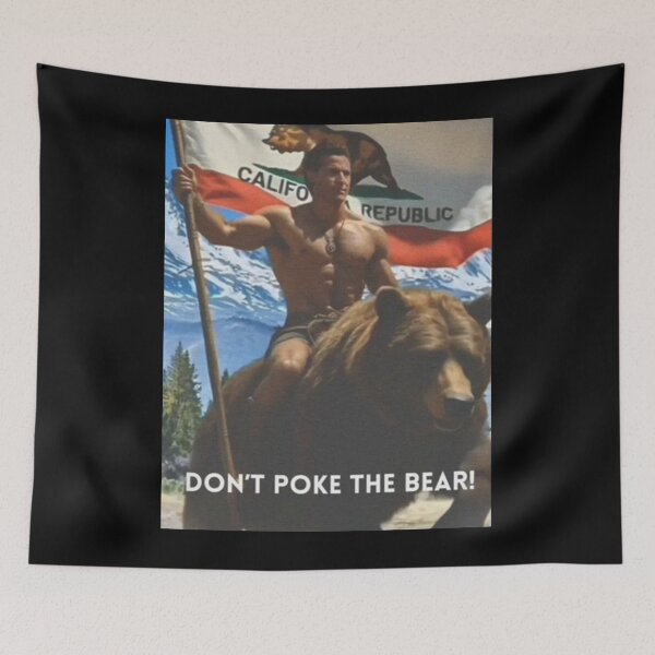 Item preview, Gavin Newsom Don't Poke the Bear designed and sold by punbarkqua.