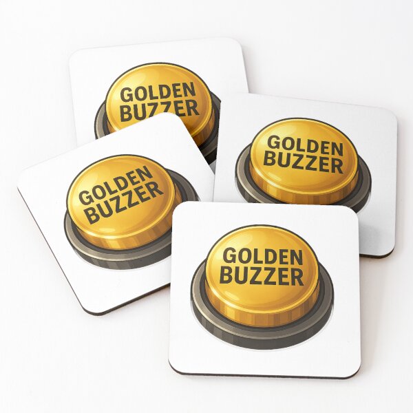 Item preview, Golden Buzzer Button – AGT Inspired Sticker designed and sold by XO CHAOS.