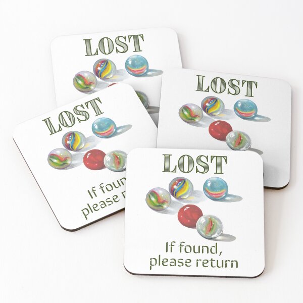 Item preview, Marbles LOST, If Found, Please Return, Aging Humor, Getting Older designed and sold by JoyfulWhimsy.