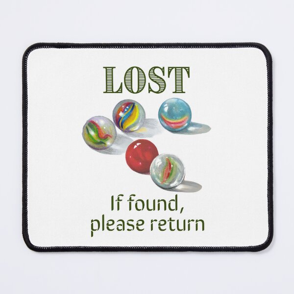 Item preview, Marbles LOST, If Found, Please Return, Aging Humor, Getting Older designed and sold by JoyfulWhimsy.
