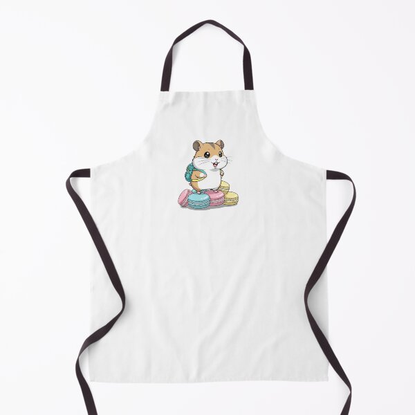 Item preview, Kawaii Hamster with Backpack and Macarons designed and sold by istoriadesign.