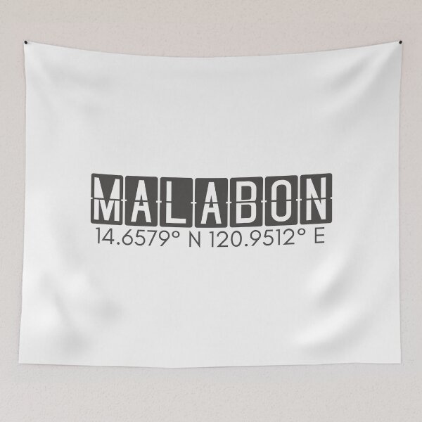 Item preview, Malabon Philippines Coordinates Minimalist Design designed and sold by holaitssher.