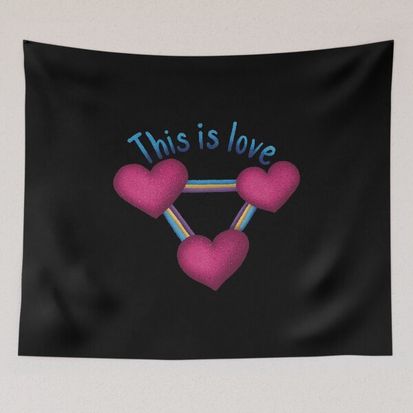 Item preview, Hand Drawn Polyamorous Triad Relationship designed and sold by InkyOdyssey.