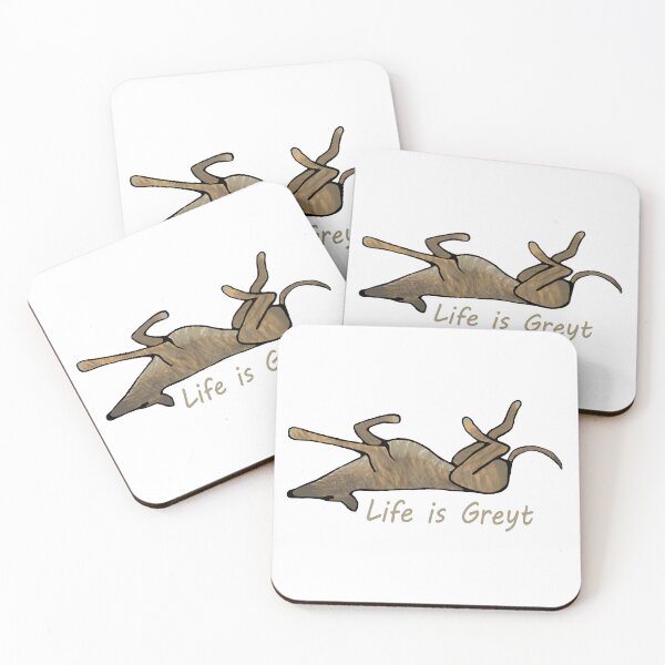 Item preview, Life is Greyt - Fawn Brindle Roaching designed and sold by aowam.