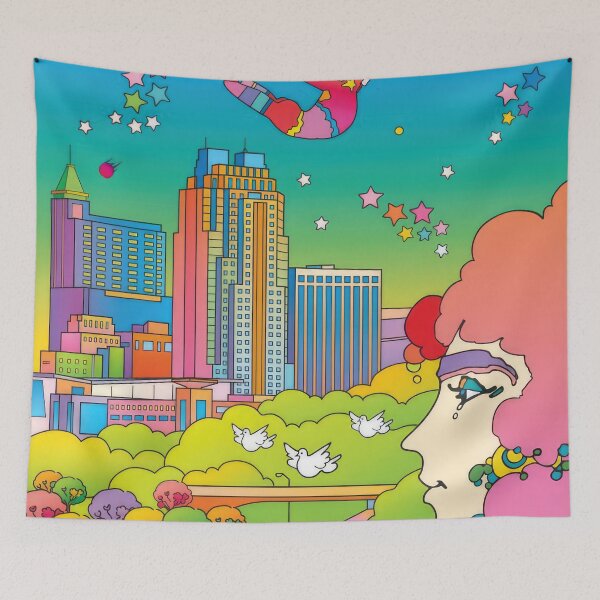 Item preview, Peter Max designed and sold by KaijuNoKaiju.