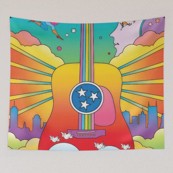 Item preview, Peter Max designed and sold by KaijuNoKaiju.