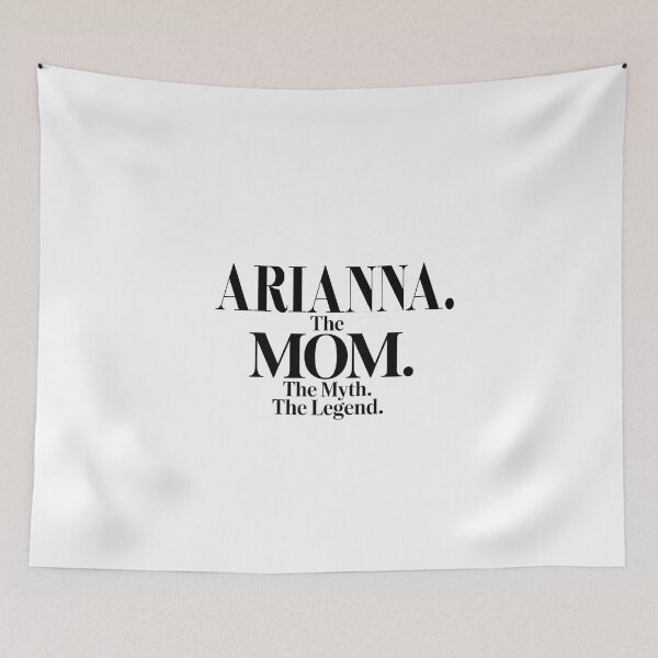 Aperçu de l'œuvre Arianna La Maman Le Mythe La Légende Nom Arianna - Citation drôle de maman créée et vendue par Oussinc.