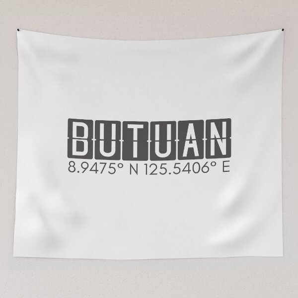 Item preview, Butuan Philippines Coordinates Minimalist Design designed and sold by holaitssher.