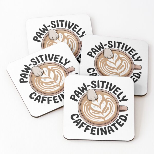 Item preview, Paw-sitively Caffeinated – Cute Cat Paw Latte Art designed and sold by DigitalDream11.