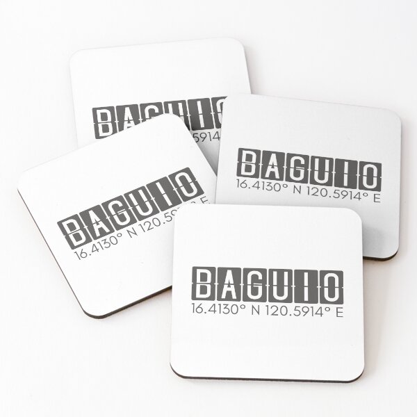 Item preview, Baguio Philippines Coordinates Minimalist Design designed and sold by holaitssher.