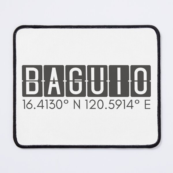 Item preview, Baguio Philippines Coordinates Minimalist Design designed and sold by holaitssher.