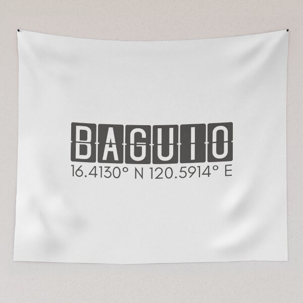 Item preview, Baguio Philippines Coordinates Minimalist Design designed and sold by holaitssher.