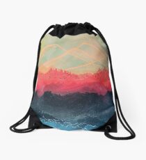 Layered Drawstring Bag