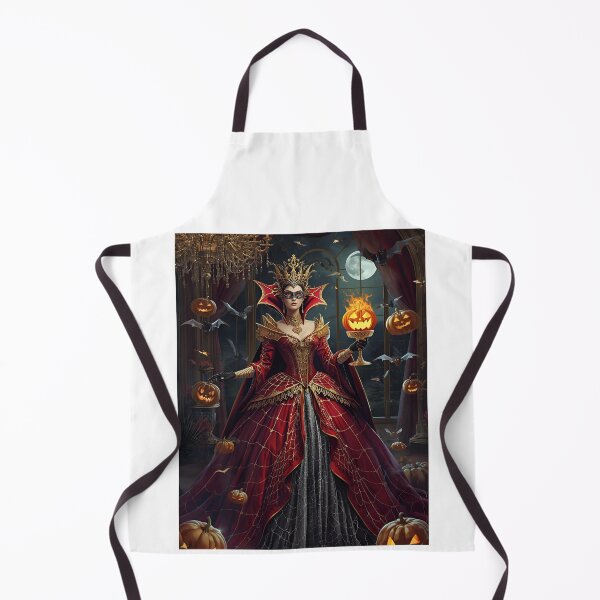 Item preview, Queen of Halloween – Luxury Glamour Fantasy Illustration designed and sold by RAKO13.