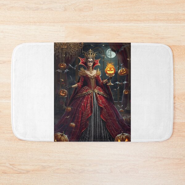 Item preview, Queen of Halloween – Luxury Glamour Fantasy Illustration designed and sold by RAKO13.