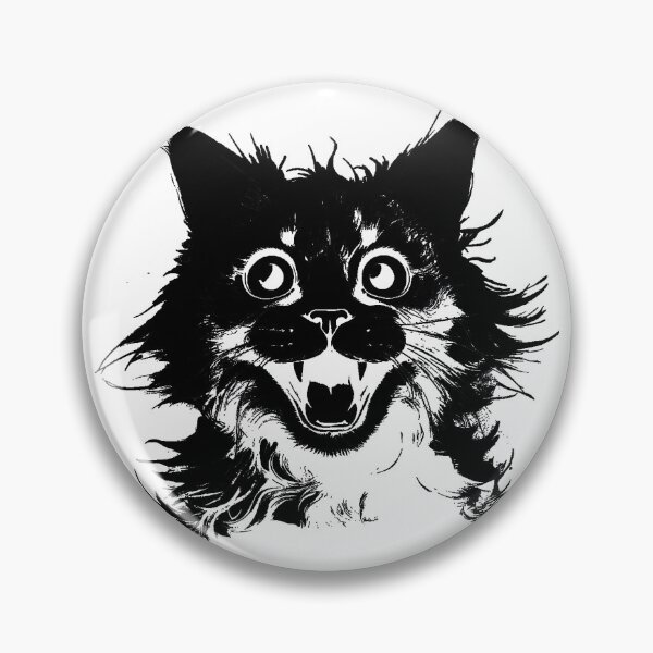 Item preview, Crazy cat designed and sold by Martika7.