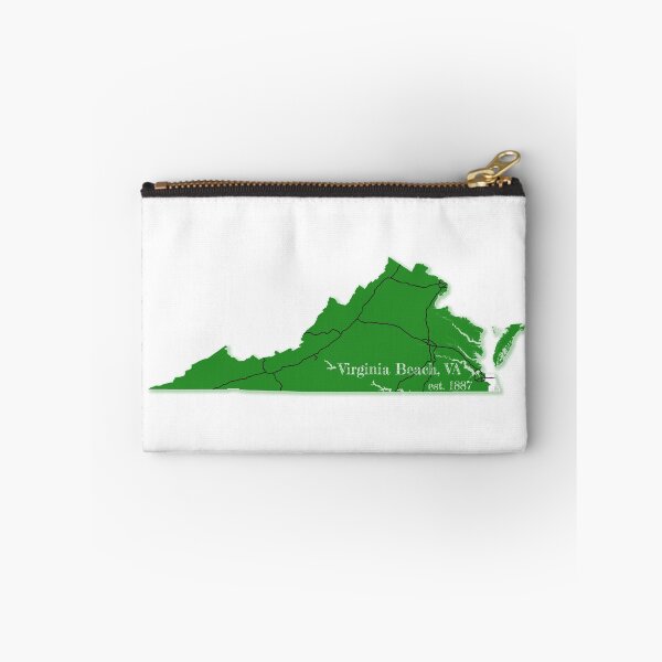 Item preview, Virginia Beach, VA [Green] designed and sold by PhilbonianDezin.