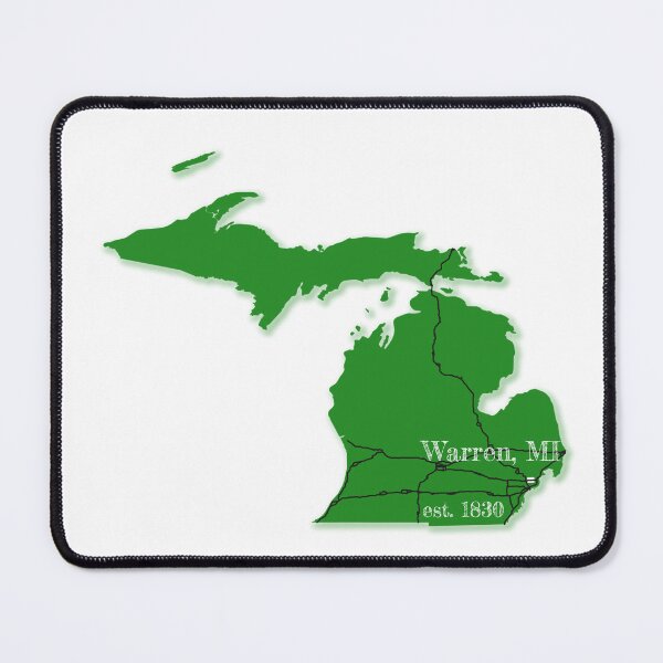 Item preview, Warren, MI [Green] designed and sold by PhilbonianDezin.