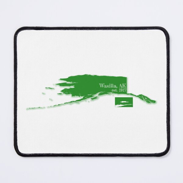 Item preview, Wasilla, AK [Green] designed and sold by PhilbonianDezin.