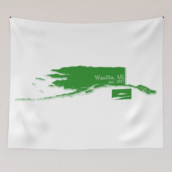 Item preview, Wasilla, AK [Green] designed and sold by PhilbonianDezin.