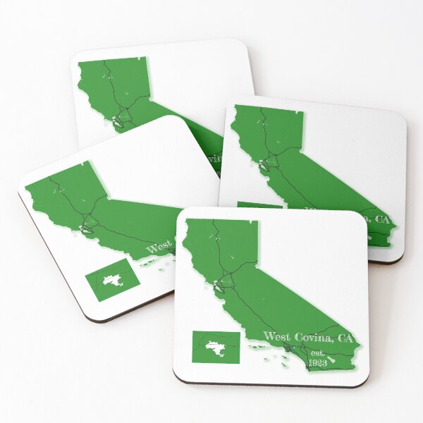 Item preview, West Covina, CA [Green] designed and sold by PhilbonianDezin.