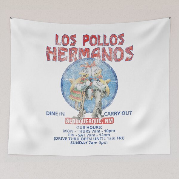 Item preview, Los Pollos Hermanos Albuquerque Retro Ad TV designed and sold by punbarkqua.
