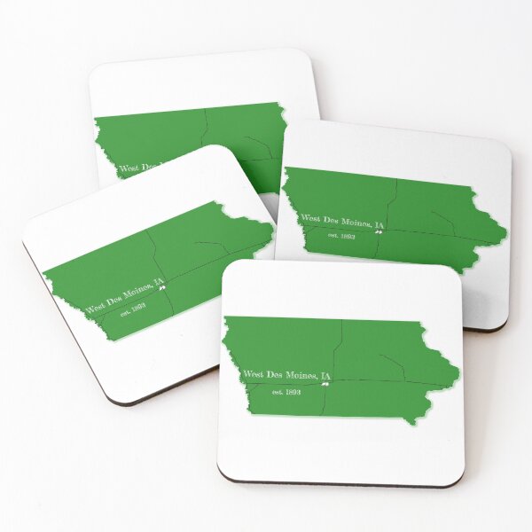Item preview, West Des Moines, IA [Green] designed and sold by PhilbonianDezin.