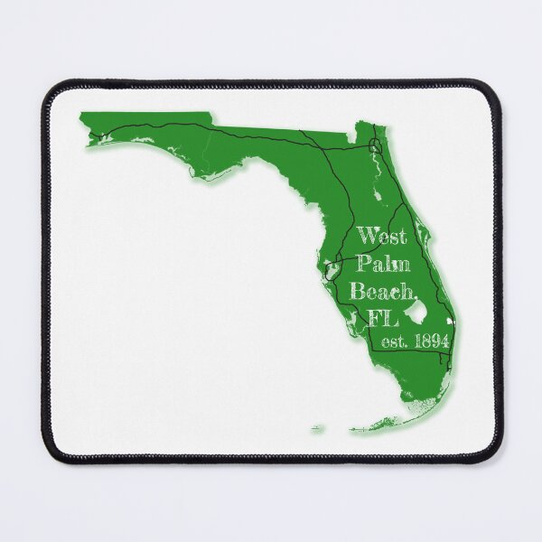 Item preview, West Palm Beach, FL [Green] designed and sold by PhilbonianDezin.