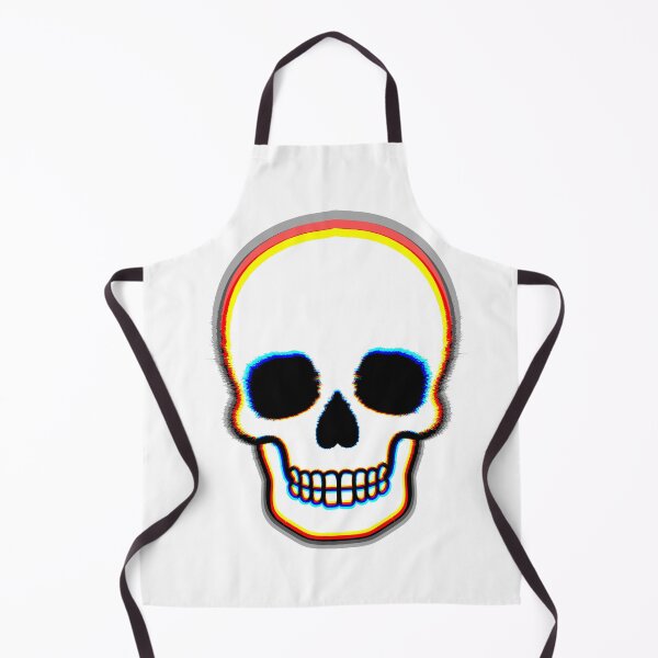 Item preview, Skull with Chromatic Aberration Sticker  designed and sold by Layerform.