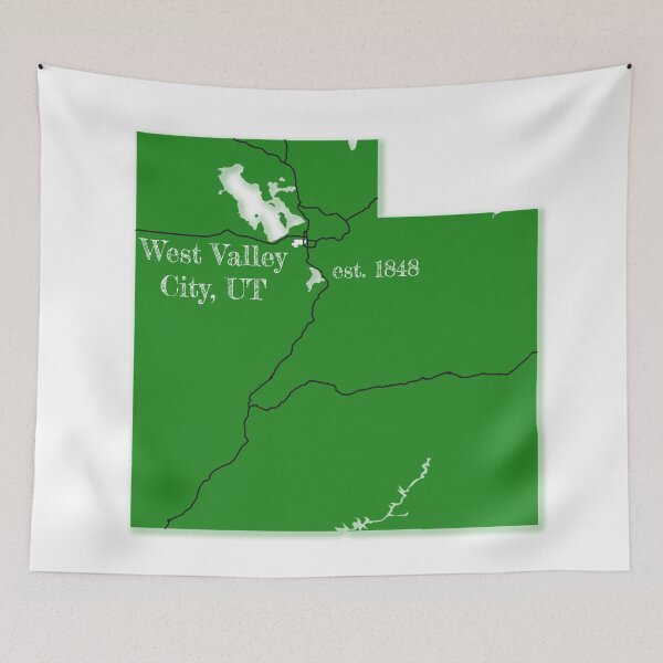 Item preview, West Valley City, UT [Green] designed and sold by PhilbonianDezin.