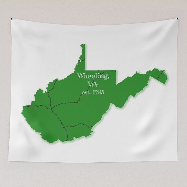 Item preview, Wheeling, WV [Green] designed and sold by PhilbonianDezin.