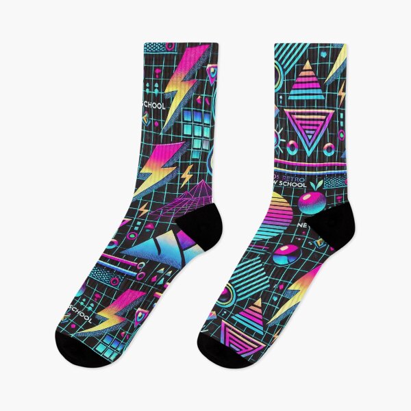 Item preview, 80s Retro – Neon Patterns in Synthwave Style designed and sold by Unikat.SE.
