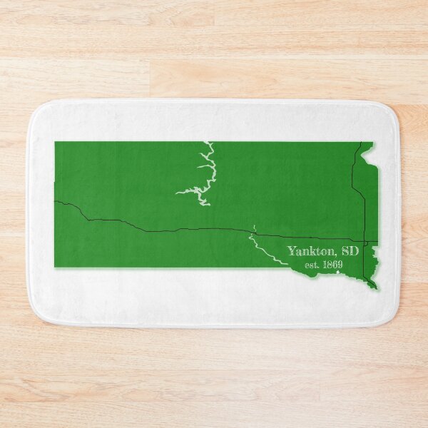 Item preview, Yankton, SD [Green] designed and sold by PhilbonianDezin.