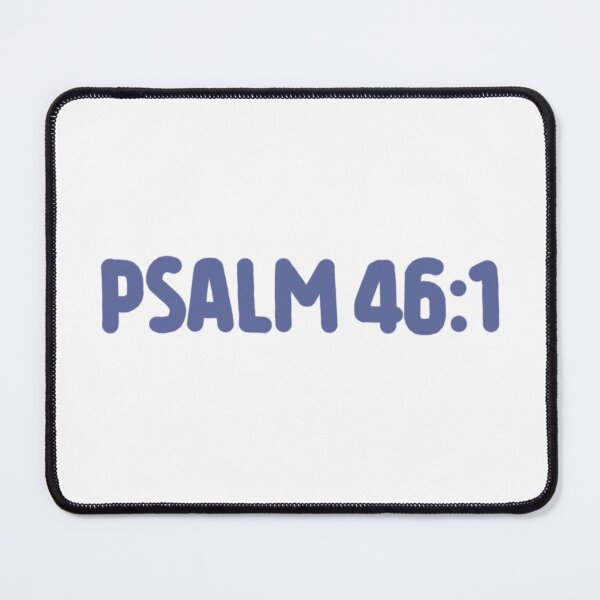Item preview, Psalm 46:1 navy blue designed and sold by LRM_ artz.