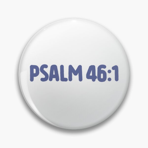 Item preview, Psalm 46:1 navy blue designed and sold by LRM_ artz.