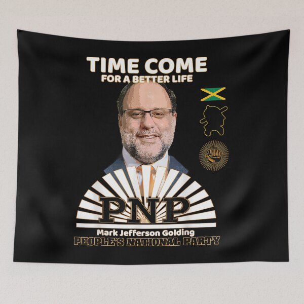 Item preview, Mark Golding Jamaica's People's National Party PNP Supporter designed and sold by punbarkqua.