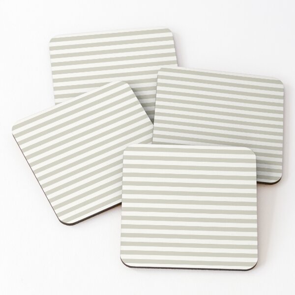 Item preview, Light Feather Brown & Off-White Horizontal Stripes designed and sold by KSimpson838.